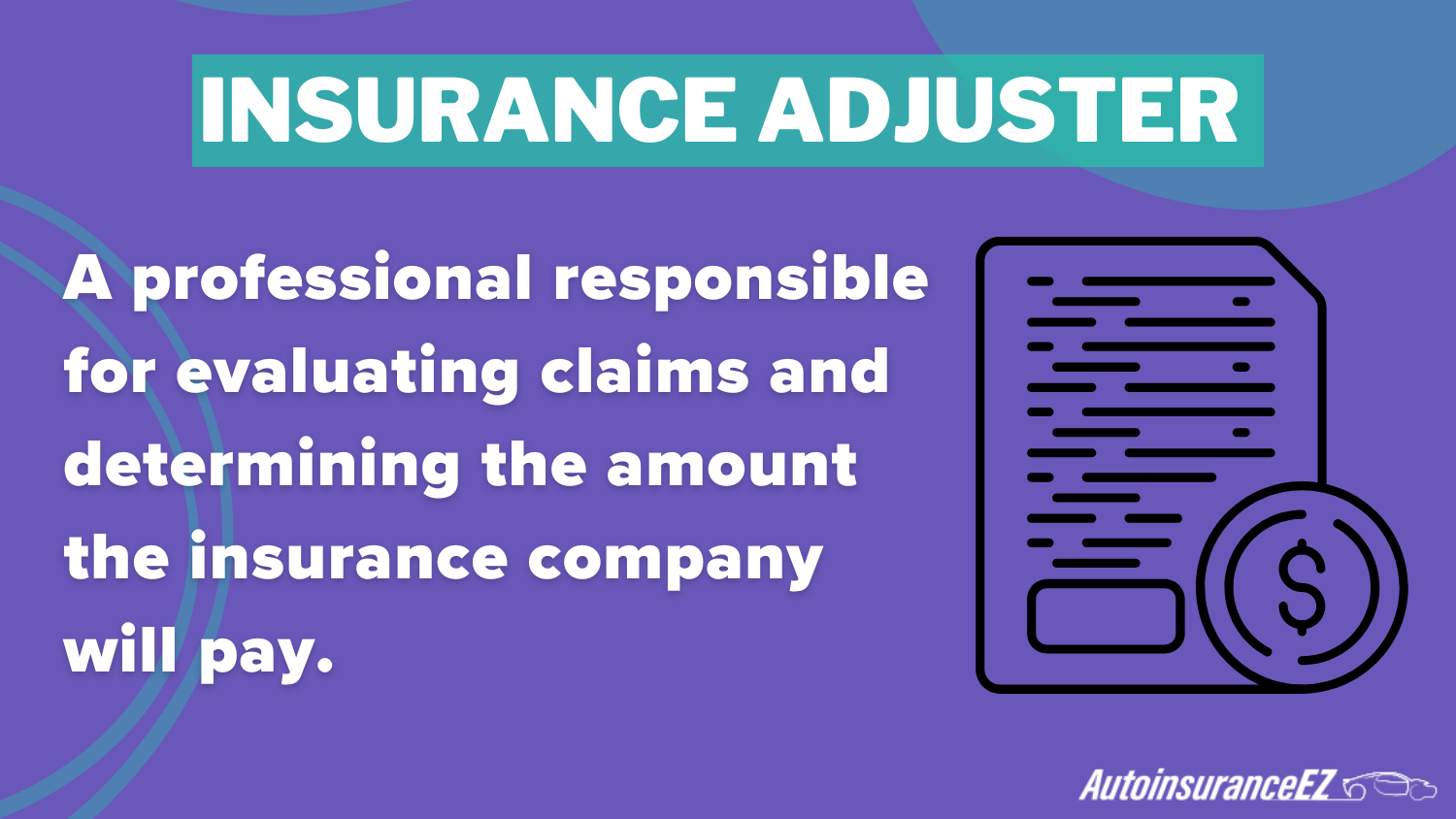 Insurance Adjuster Definition Card: Is it bad to send accident photos to insurance companies