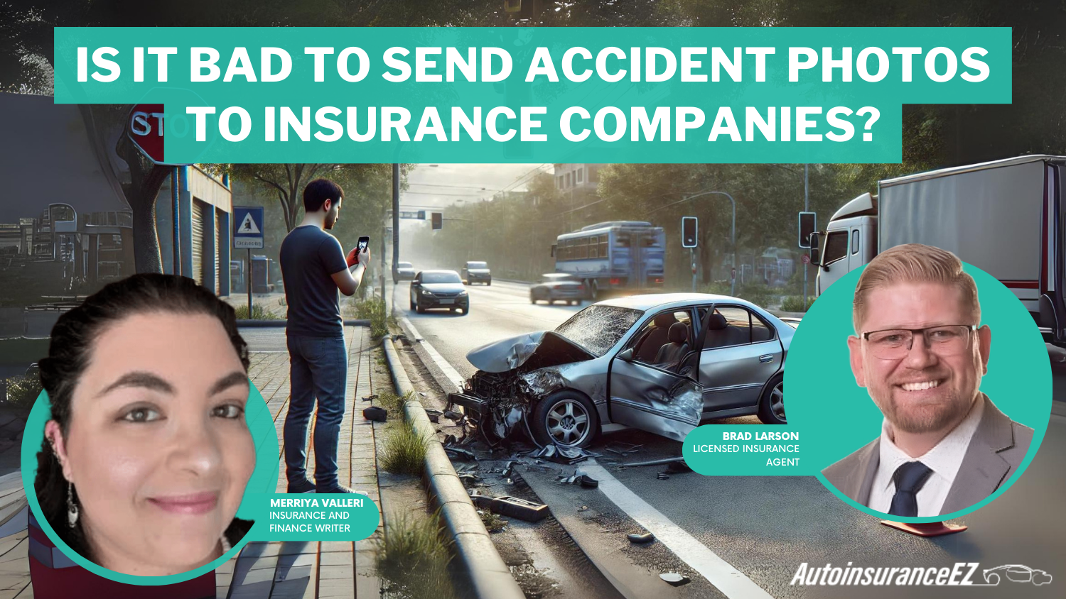 Is it bad to send accident photos to insurance companies
