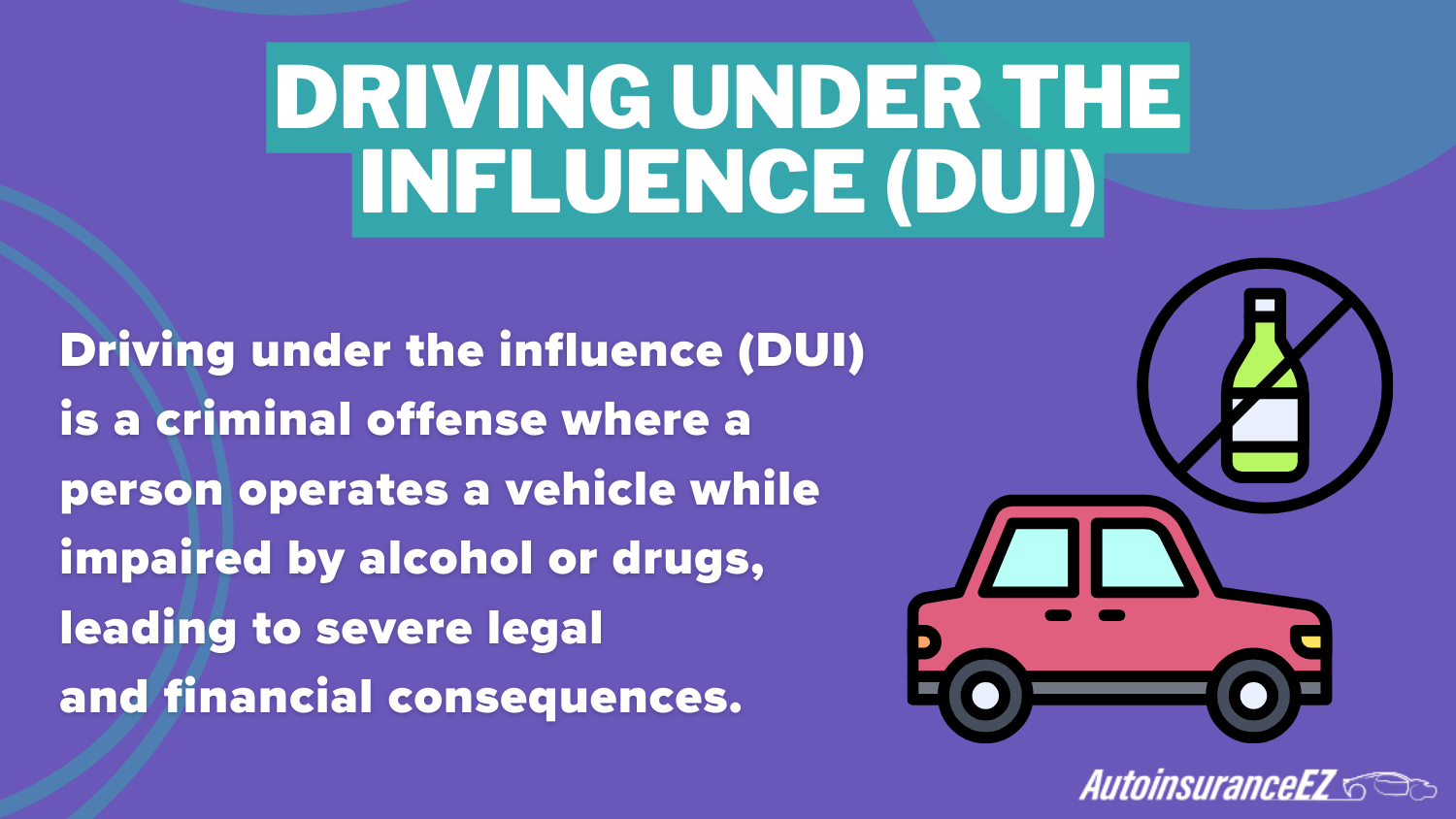 Driving Under the Influence: Cheap Auto Insurance for a Bad Driving Record