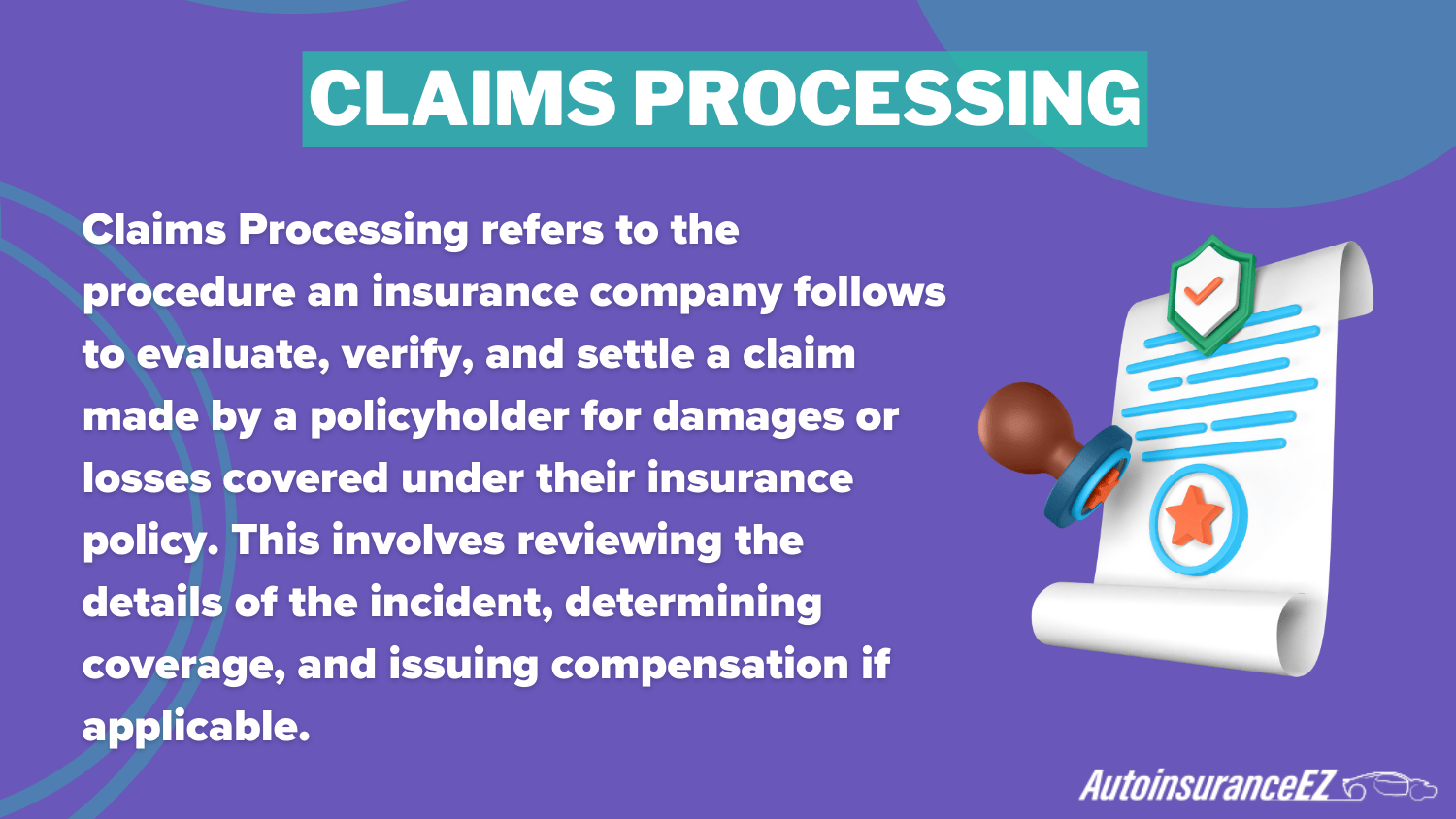 Best Great Falls, MT Auto Insurance: Claims Processing Definition Card Best Great Falls, MT Auto Insurance: Claims Processing Definition Card