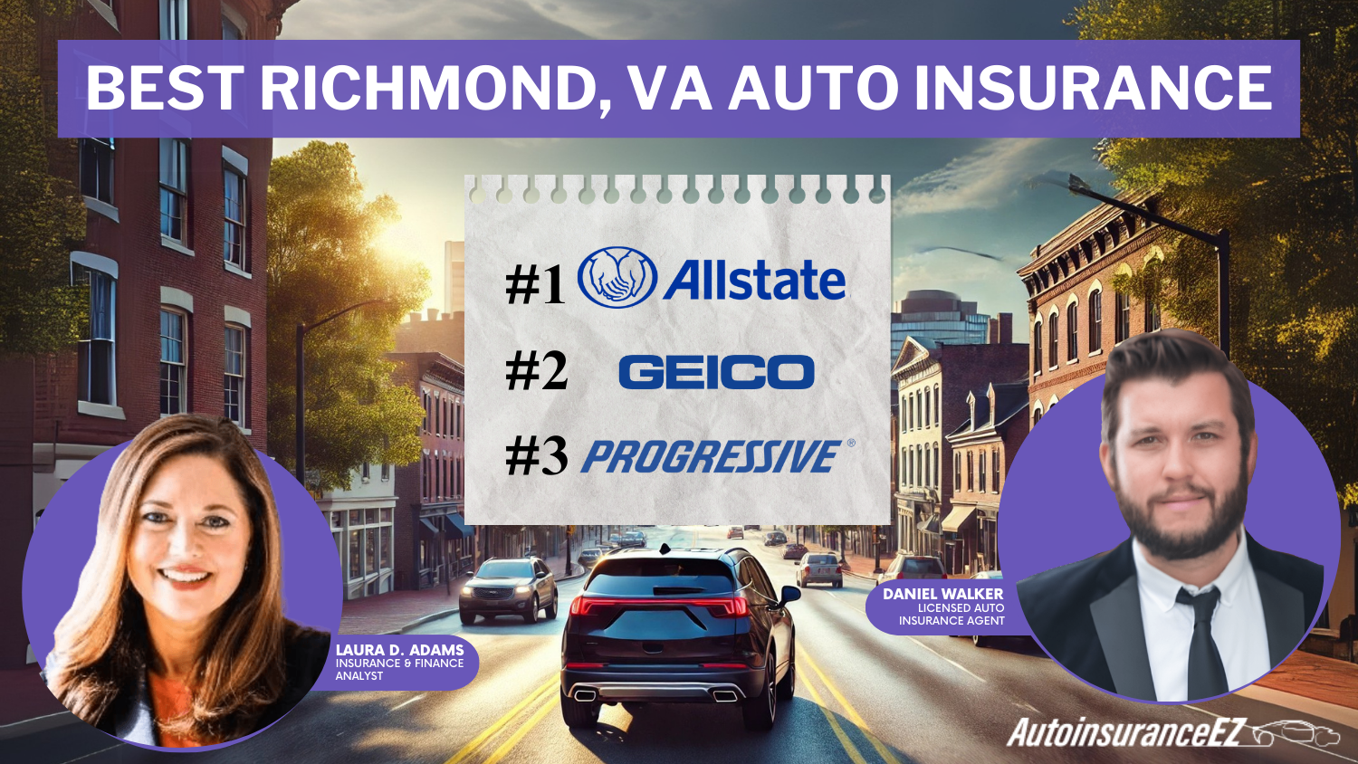 Best Richmond, VA Auto Insurance: Allstate, Geico, and Progressive