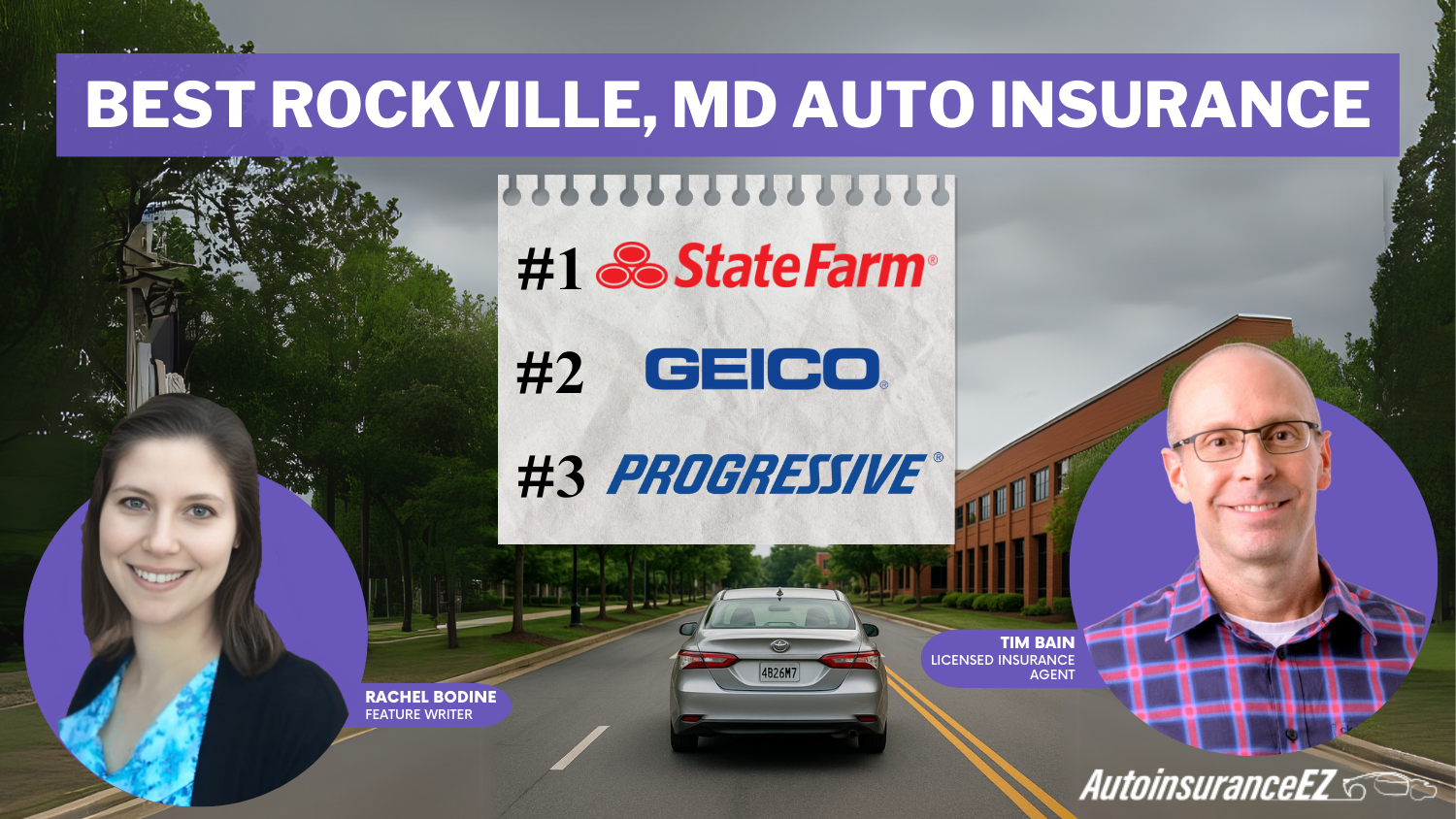Best Rockville, MD Auto Insurance: State Farm, Geico, and Progressive